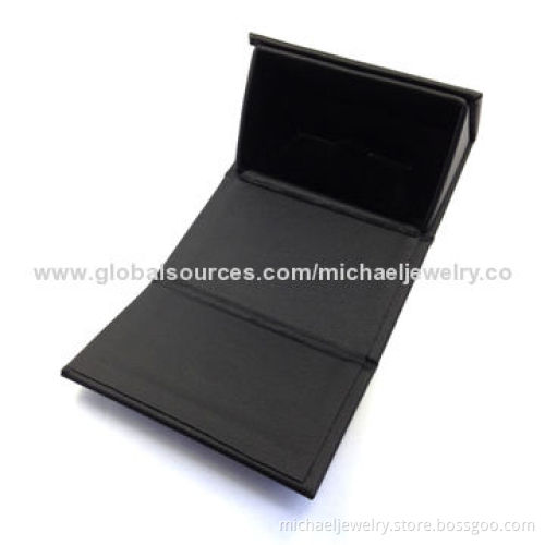 Cufflink boxes, made of special leather and paper, suitable for cufflink packing